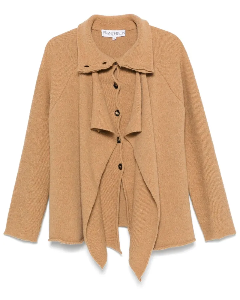 J.W.Anderson Cardigan im Layering-Look - Nude Nude
