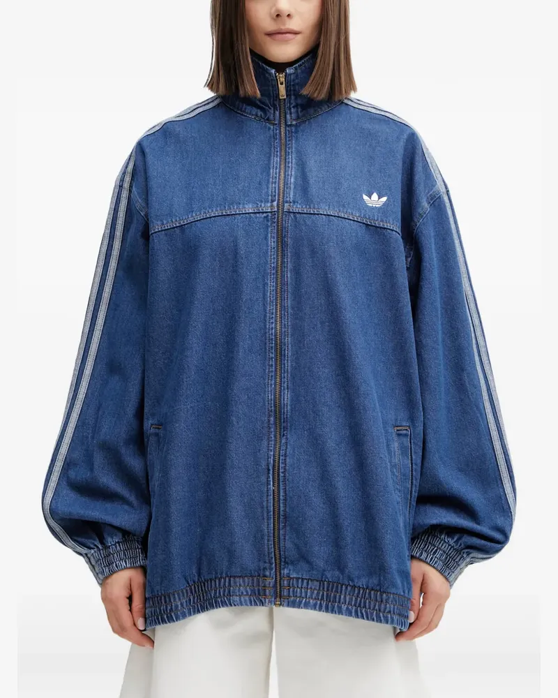 adidas Firebird Adilenium Jeansjacke - Blau Blau