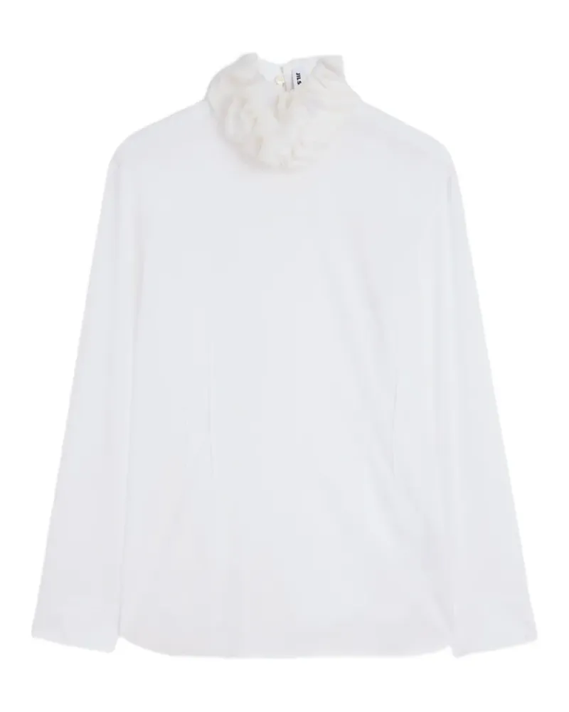 Jil Sander Hemd aus Baumwoll-Musselin - Weiß Weiß