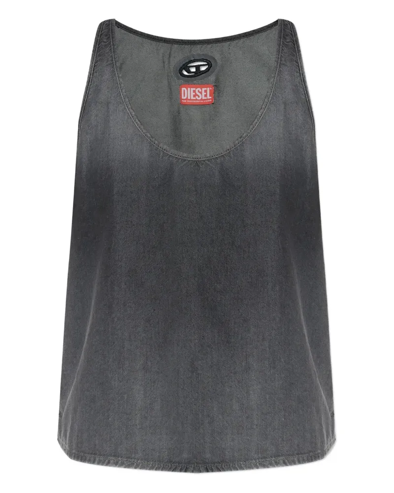 Diesel logo tank top - Grau Grau
