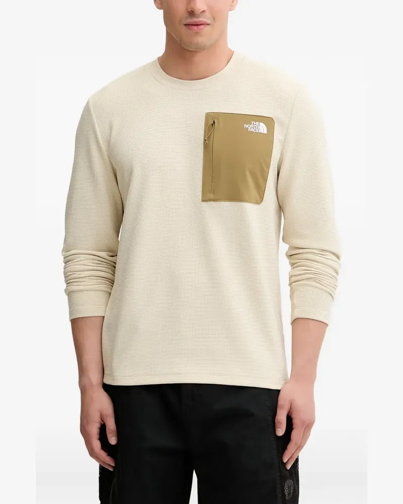 The North Face Kecha zip-pocket sweatshirt - Nude Nude