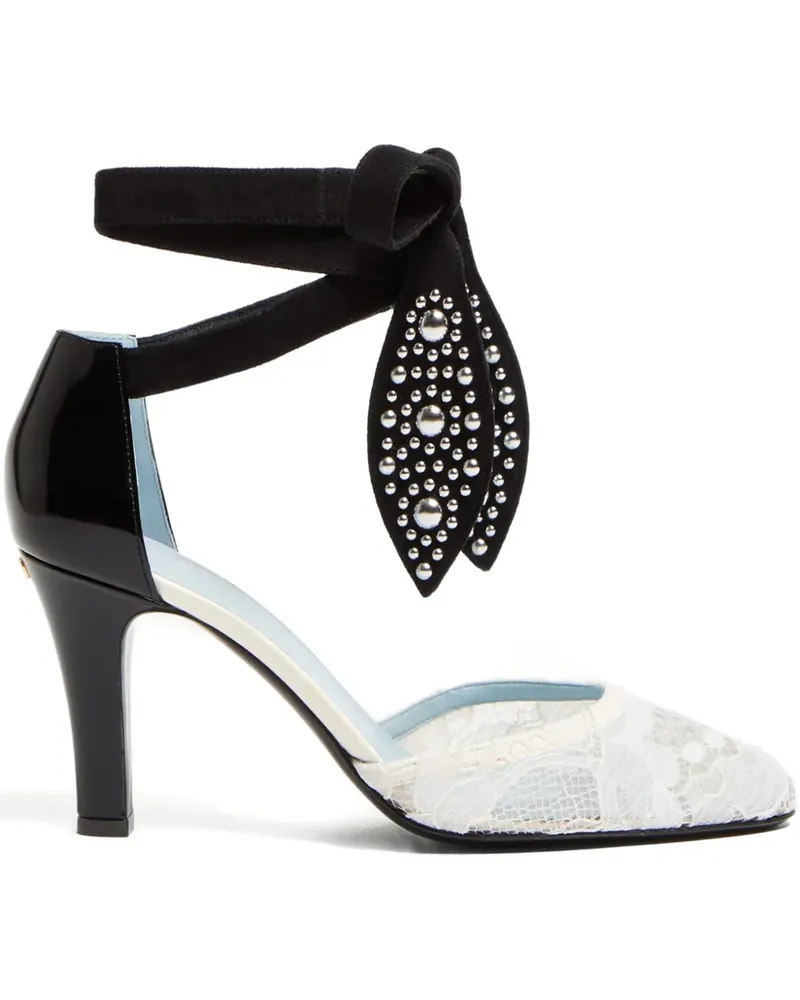 Valentino Garavani Foliefoliage Pumps 85mm - Weiß Weiß