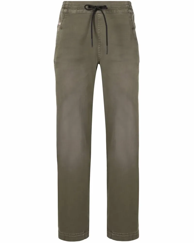 Diesel Jeans mit Logo-Patch - Grün Grün