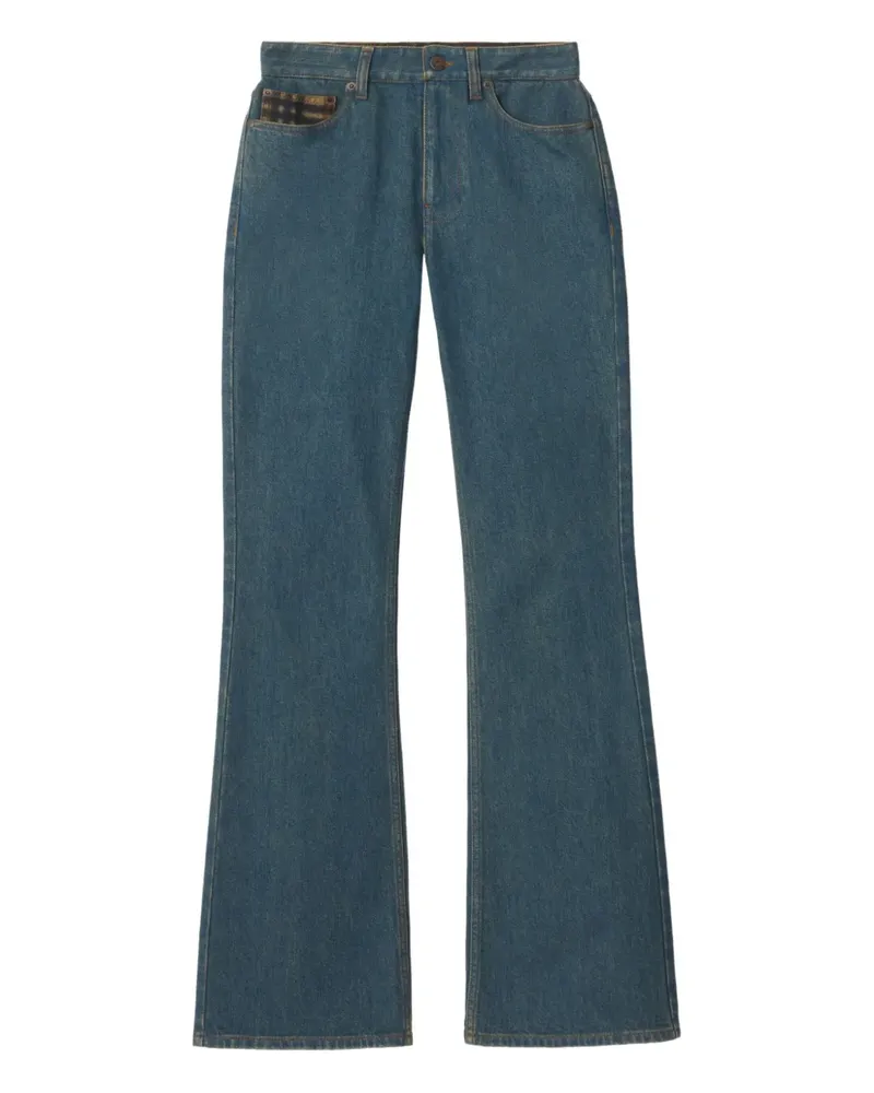 Burberry Five-Pocket-Jeans mit Patch - Blau Blau