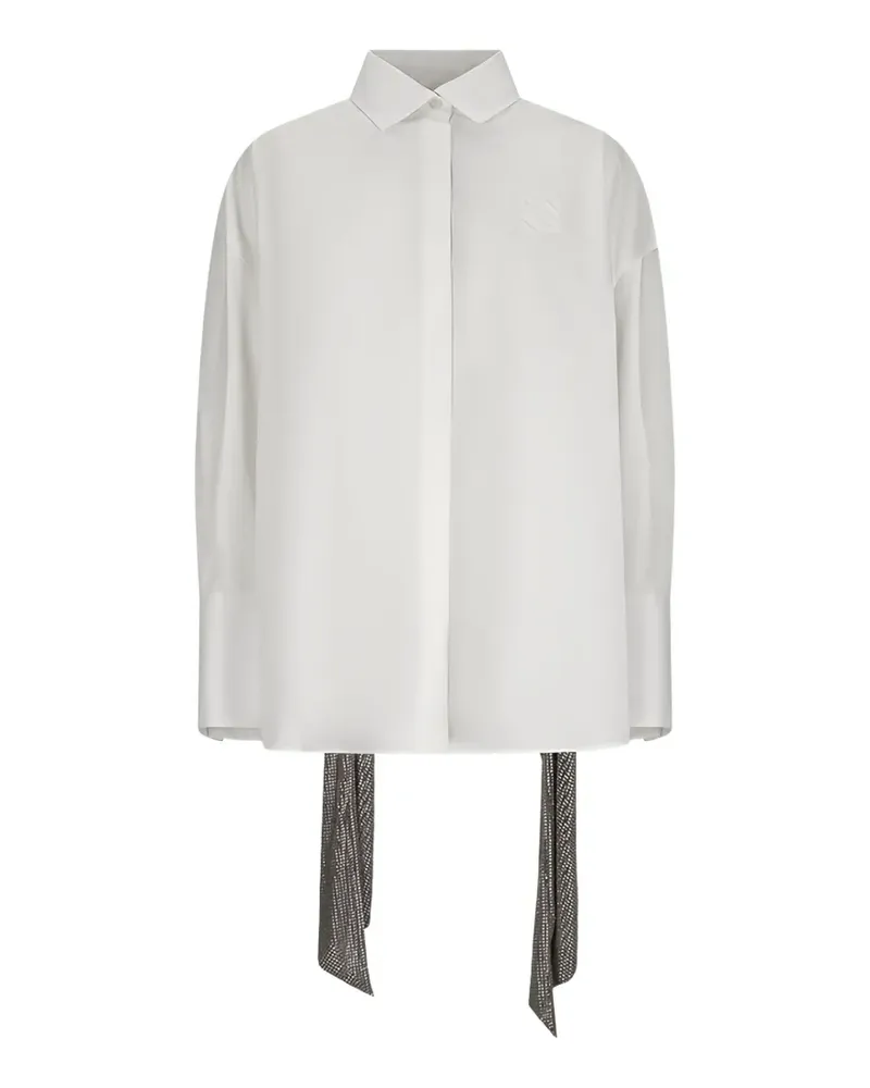 Giuseppe di Morabito crystal-embellished shirt - Weiß Weiß