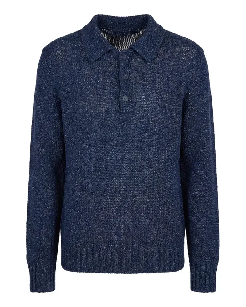 Sunflower buttoned polo shirt - Blau Blau