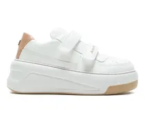 Sneakers mit Klettverschluss - Weiß