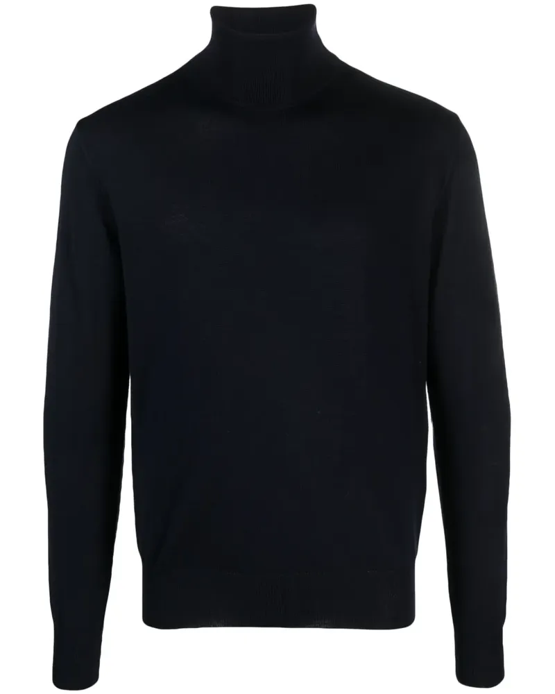 Altea Pullover mit Stehkragen - Blau Blau