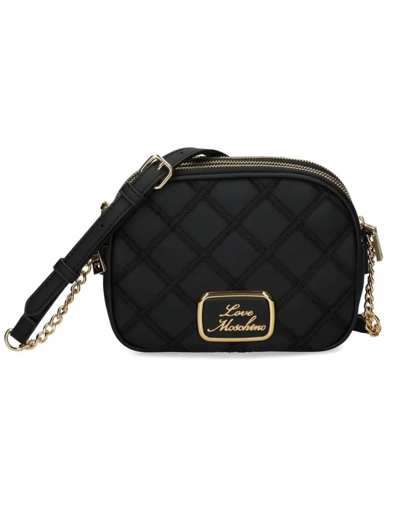 Moschino Lady Lace Umhängetasche - Schwarz Schwarz