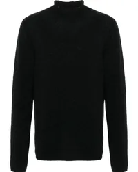 Roberto Collina Pullover mit Stehkragen Schwarz