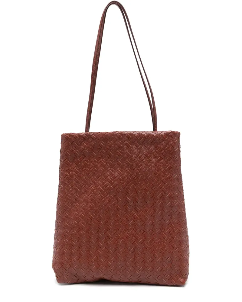 The Row Gewebter Tote Bag aus Schafsleder - Braun Braun