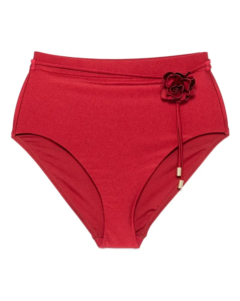 Zimmermann Cascadian Flower Bikinihose - Rot Rot