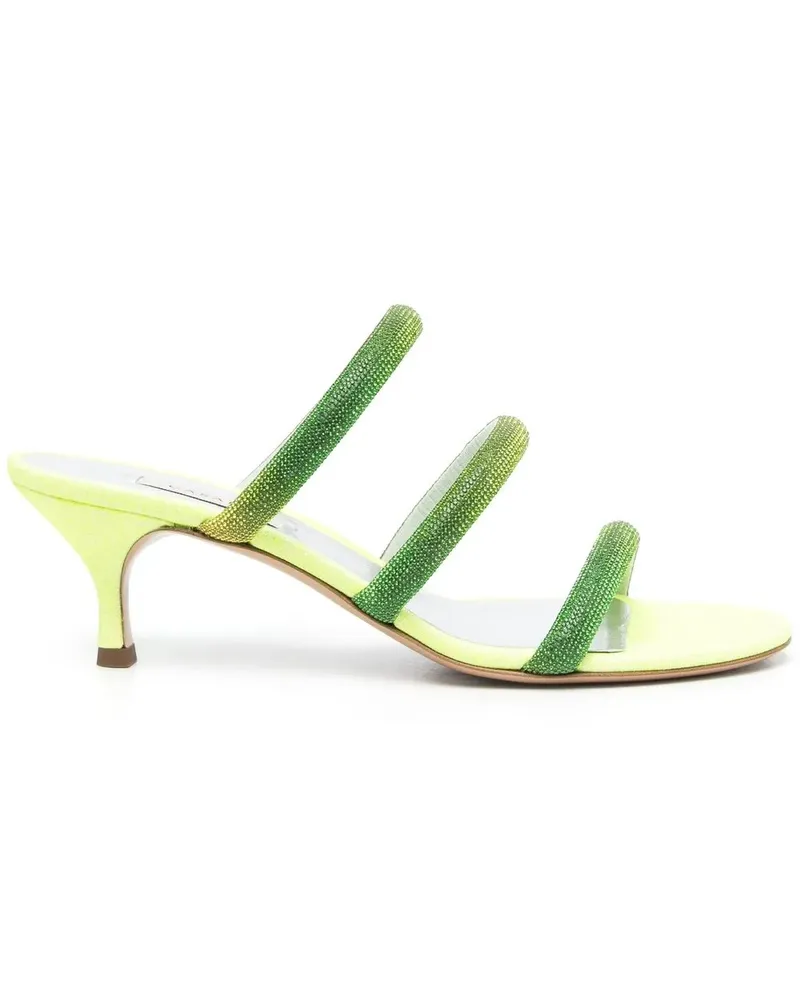 Casadei Hollywood Sandalen mit Strass - Gelb Gelb