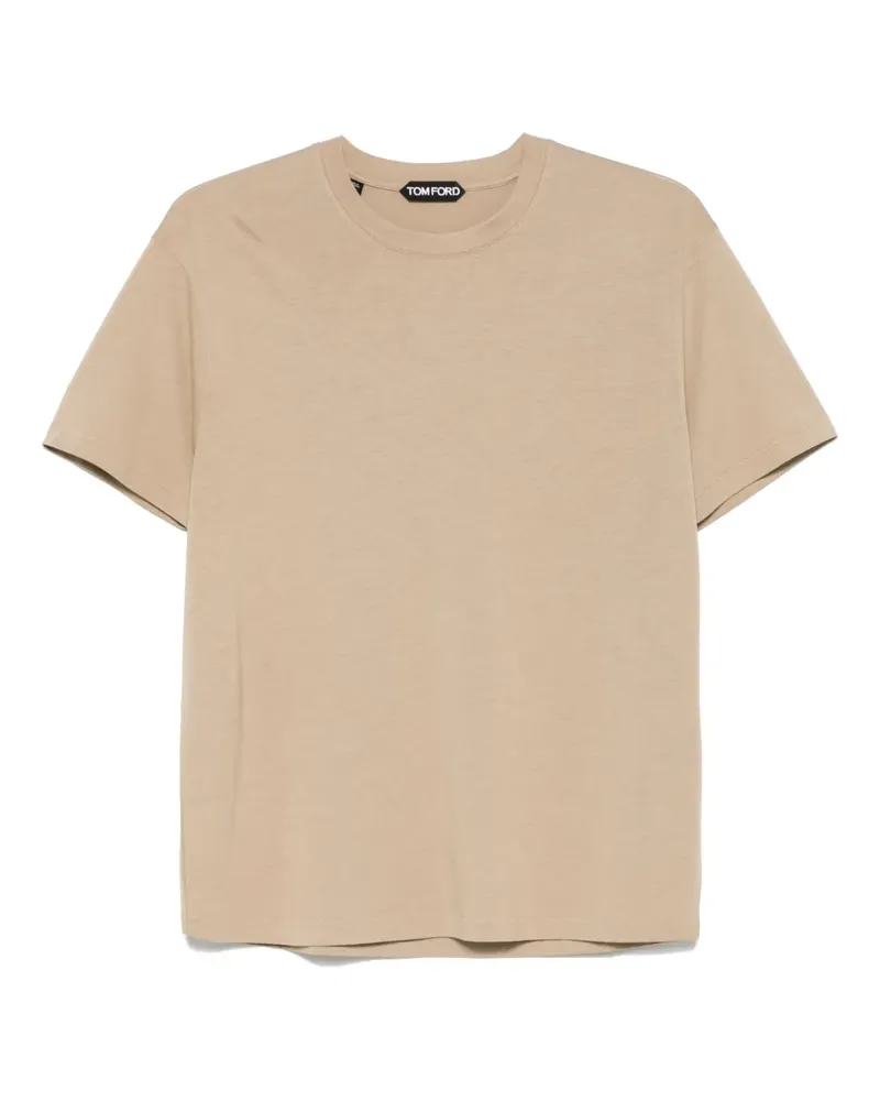 Tom Ford T-Shirt mit rundem Ausschnitt - Nude Nude