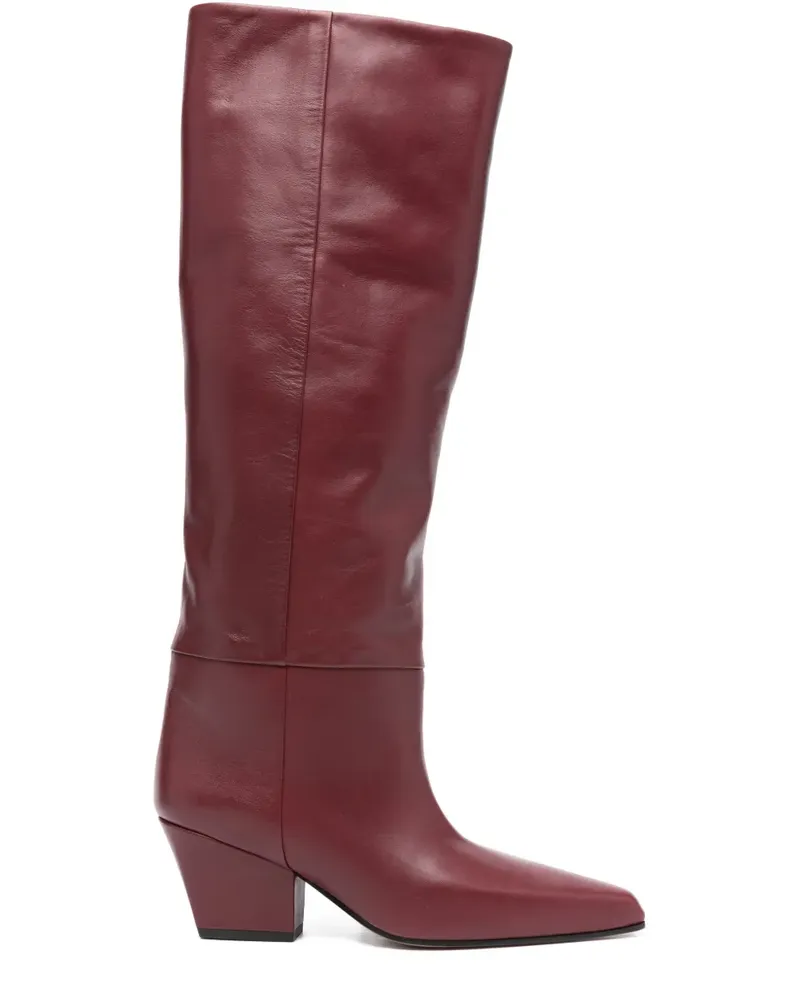 Paris Texas Stiefel mit spitzer Kappe 70mm - Rot Rot