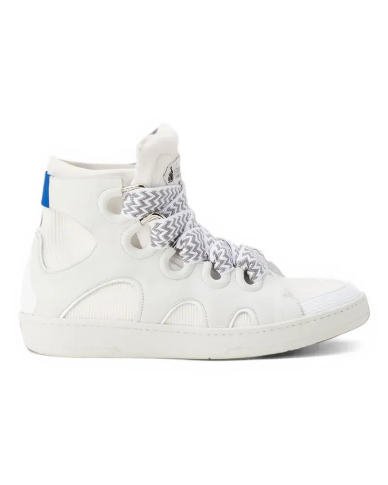 Lanvin Curb High-Top-Sneakers - Weiß Weiß