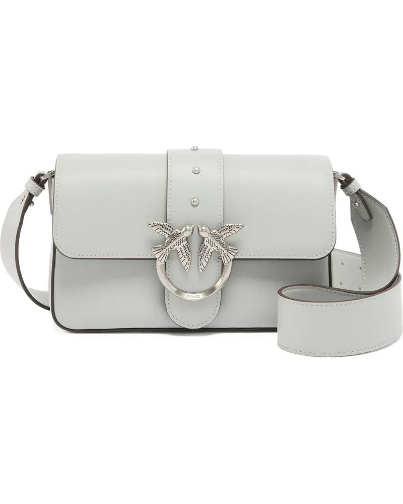 Pinko Mini Love Schultertasche - Grau Grau