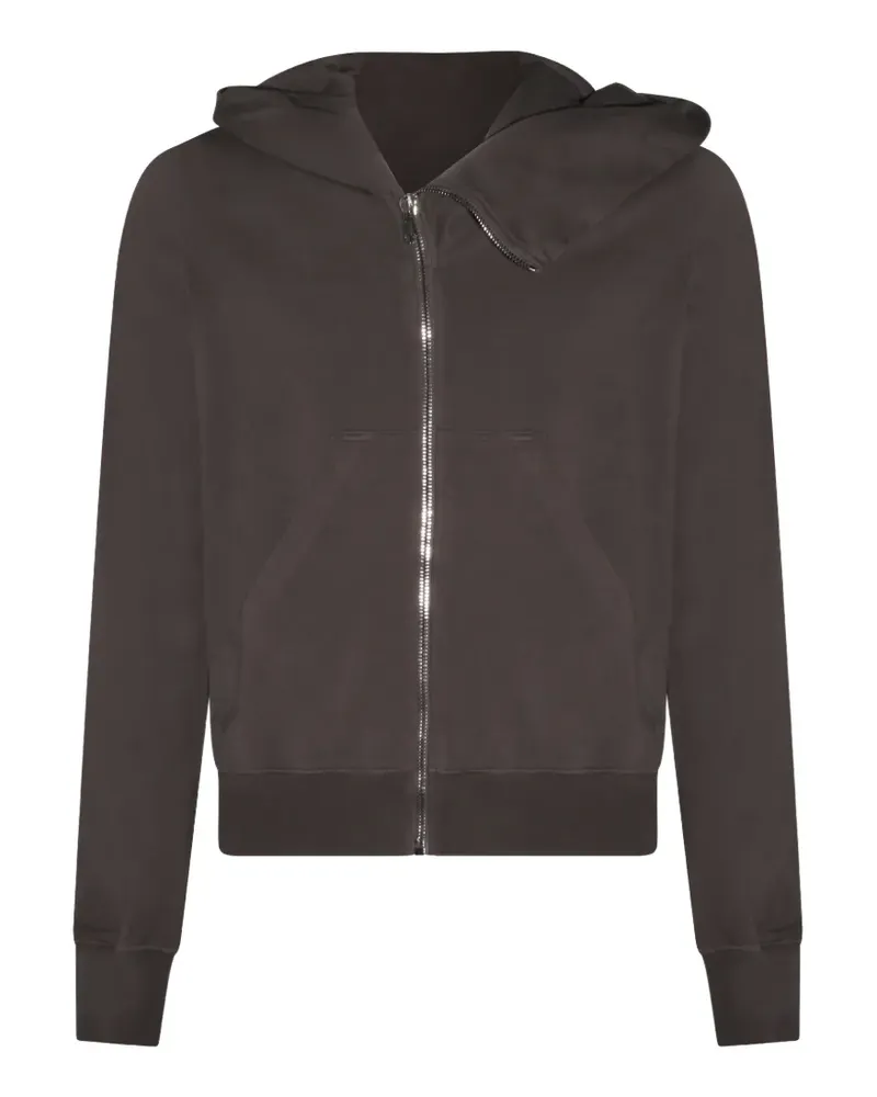 DRKSHDW by Rick Owens zip-up hoodie - Braun Braun