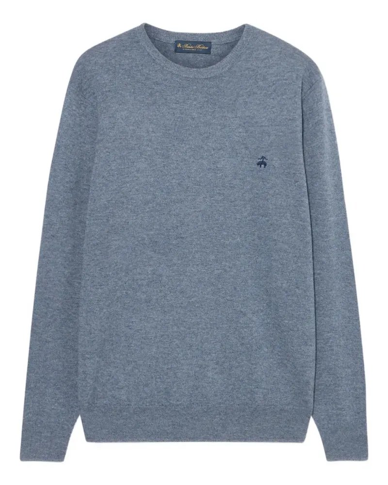 Brooks Brothers Pullover mit rundem Ausschnitt - Grau Grau