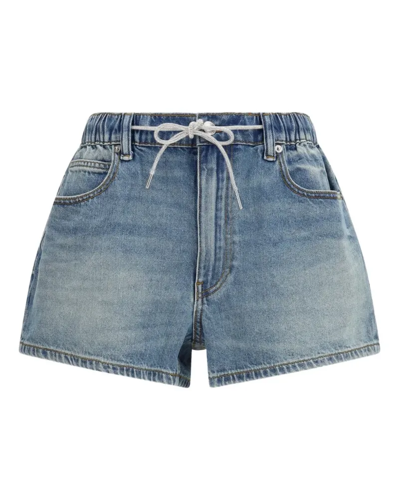 Alexander Wang Marathon denim shorts - Blau Blau