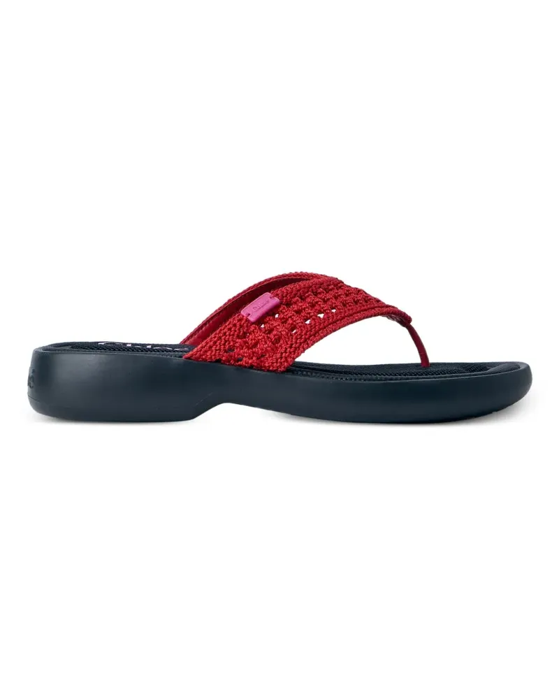 Chloé woven-strap sandals - Rot Rot