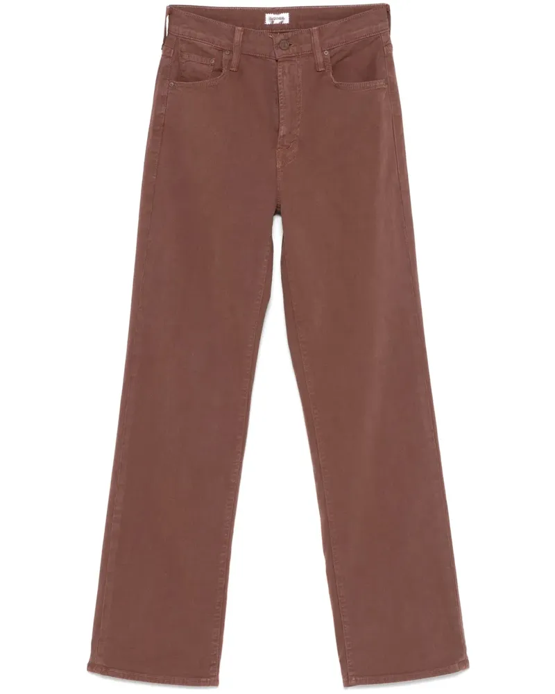 Mother Rambler Sneak Jeans - Braun Braun