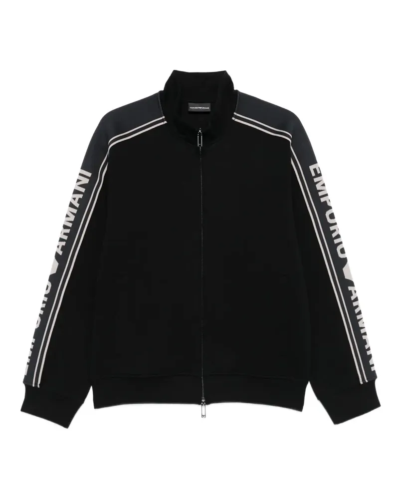 Emporio Armani Pullover mit Logo - Schwarz Schwarz