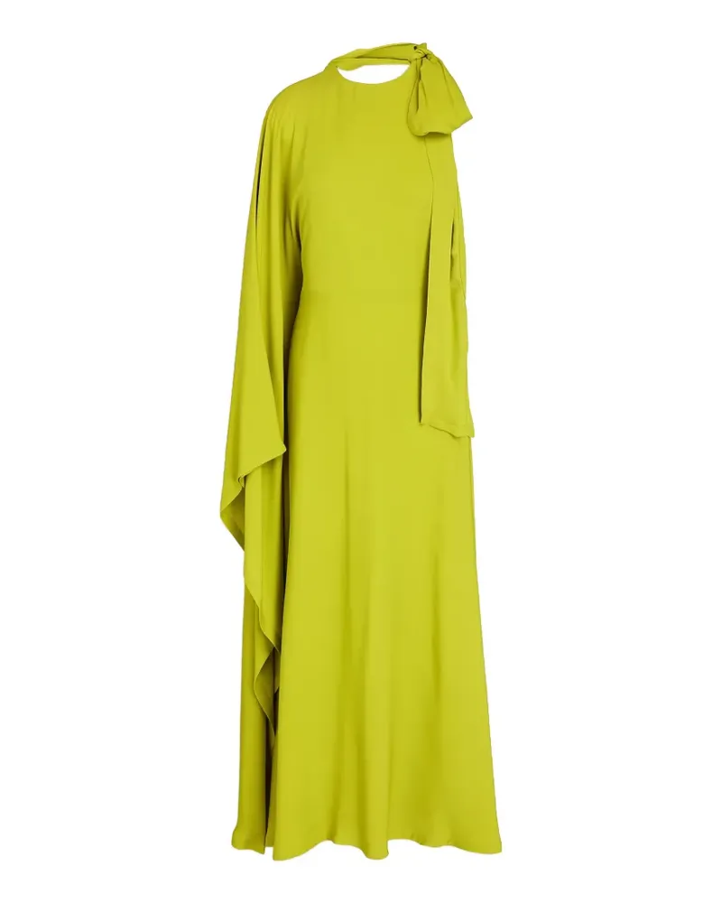 Valentino Garavani one-shoulder cape-effect maxi dress - Gelb Gelb