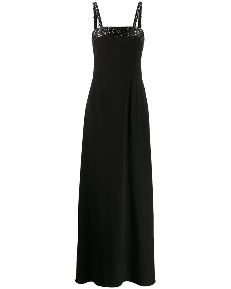 Emilio Pucci Kleid mit Pailletten - Schwarz Schwarz