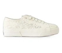 2725 lace platform sneakers - Nude