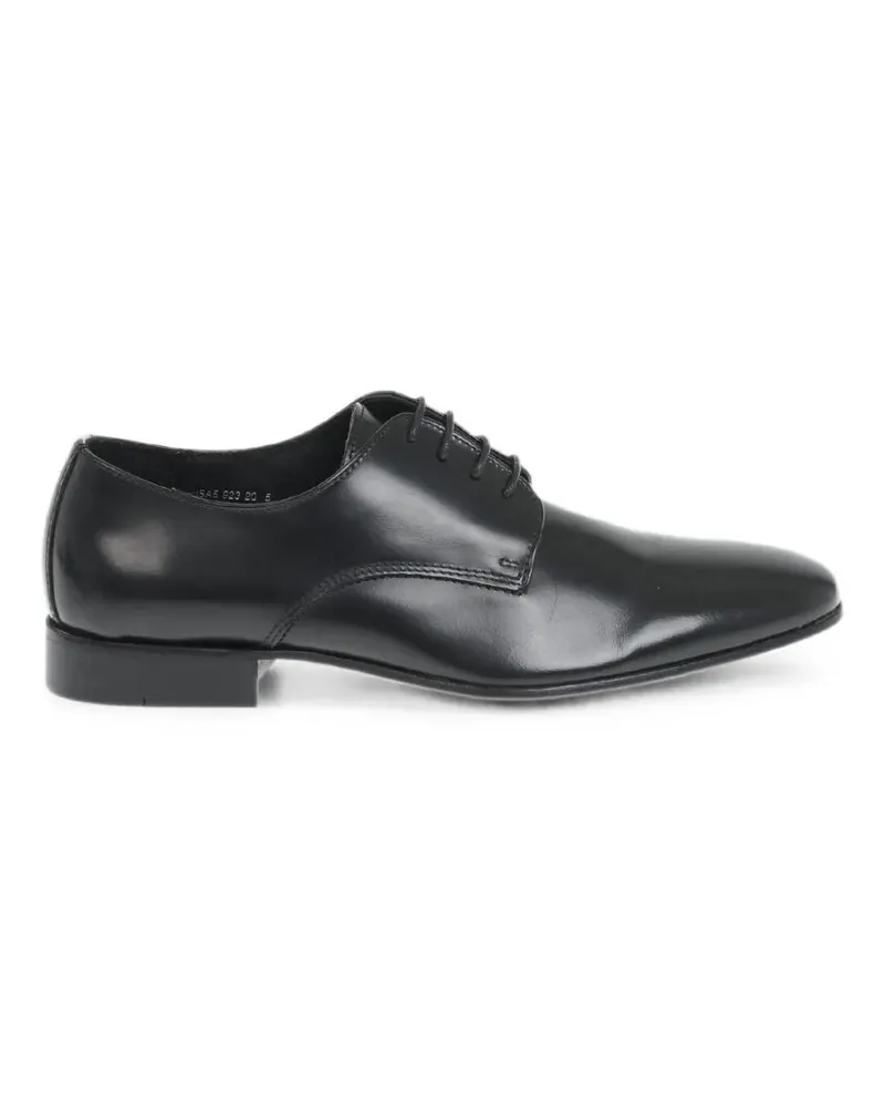 Corneliani brushed leather Derby shoes - Schwarz Schwarz