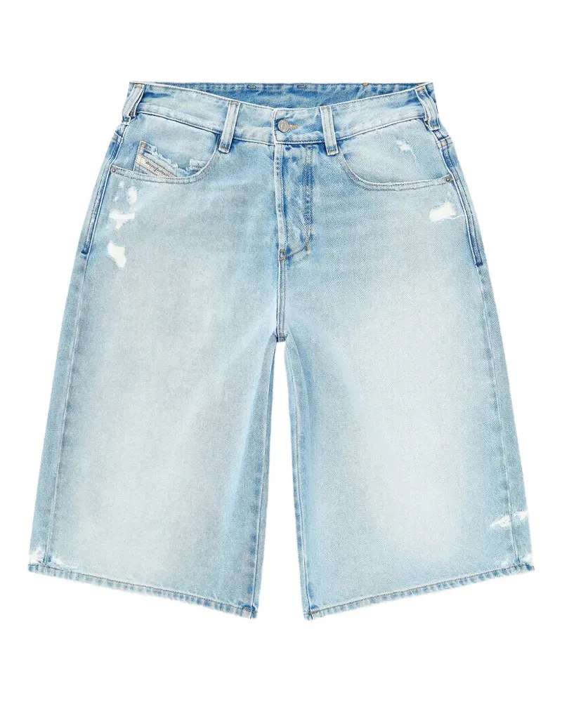 Diesel D-Enim-M distressed denim shorts - Blau Blau