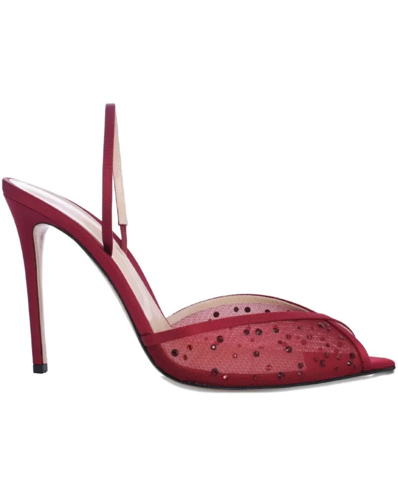 Andrea Wazen Katy Slingback-Pumps 105mm - Rot Rot