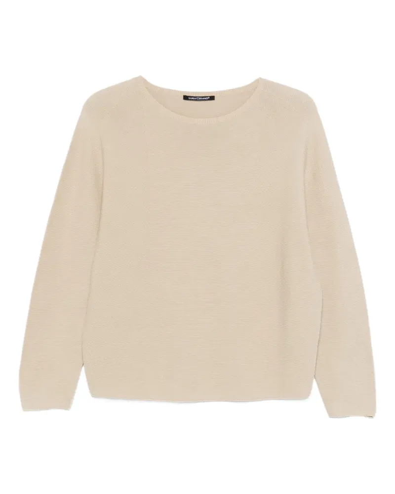Luisa Cerano Pullover mit Rundhalsausschnitt - Nude Nude