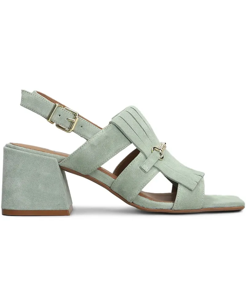 Carmens Sandalen aus Wildleder 70mm - Grün Grün