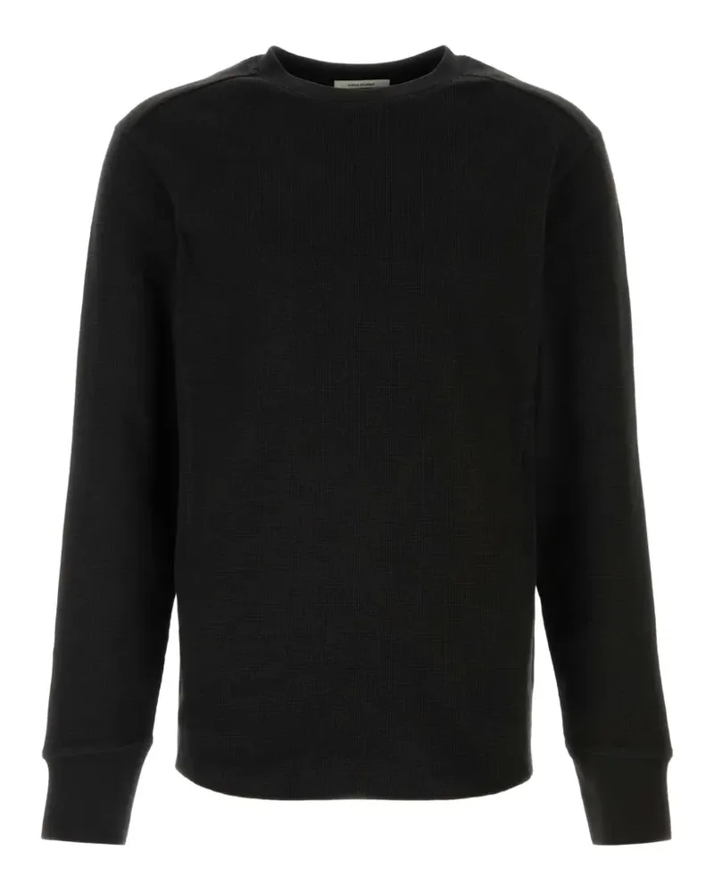 Entire Studios waffle-knit cotton sweater - Schwarz Schwarz