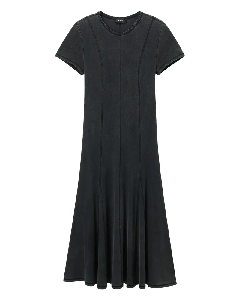 Tout a Coup Geripptes Kleid - Grau Grau