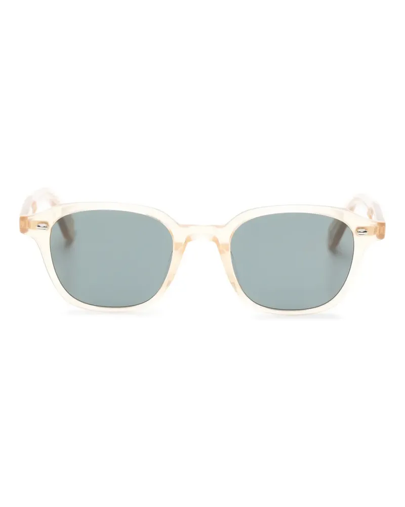 Garrett Leight Lachman square-frame sunglasses - Nude Nude