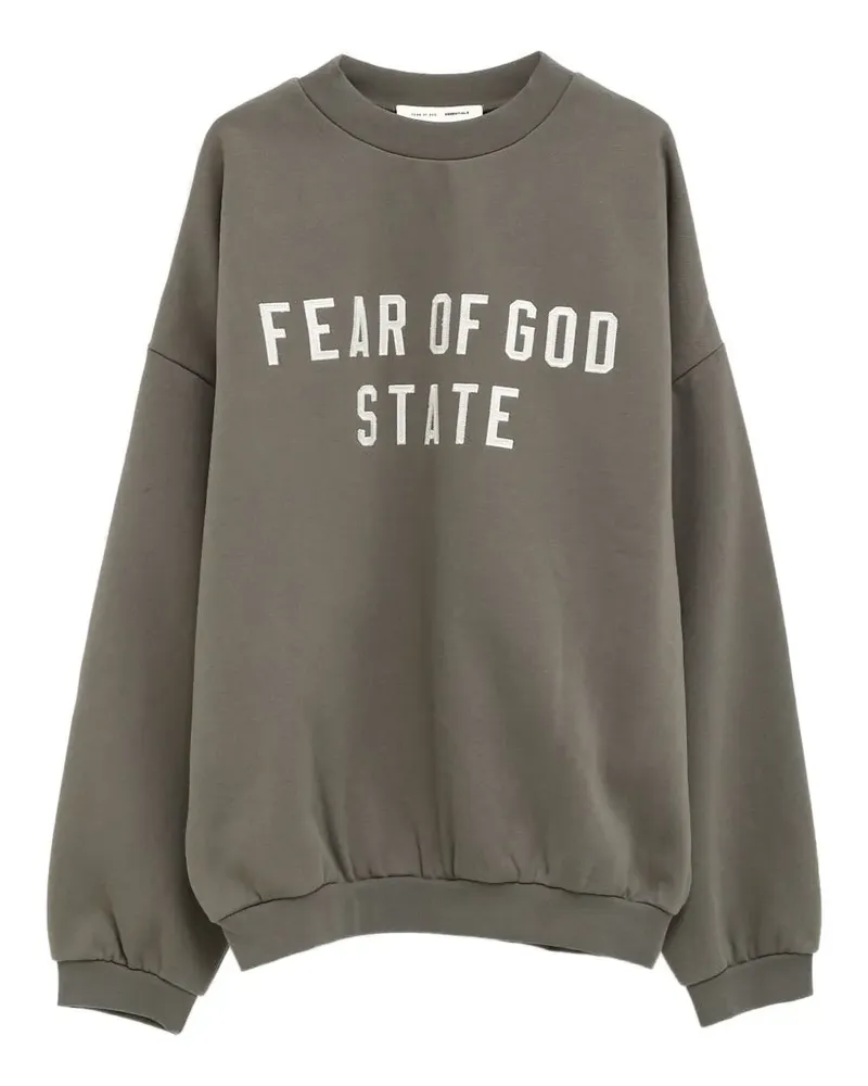 Fear of God Sweatshirt mit Logo-Stickerei - Grün Grün
