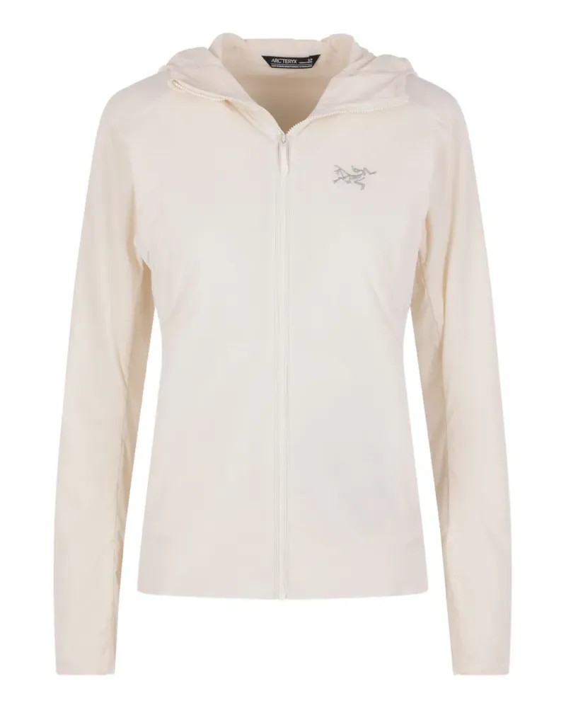 Arc'teryx Leichte Jacke mit Logo-Stickerei - Weiß Weiß