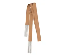 Gürtel mit Fransen - Nude