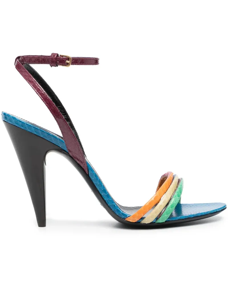 Saint Laurent Liya Sandalen 95mm - Blau Blau
