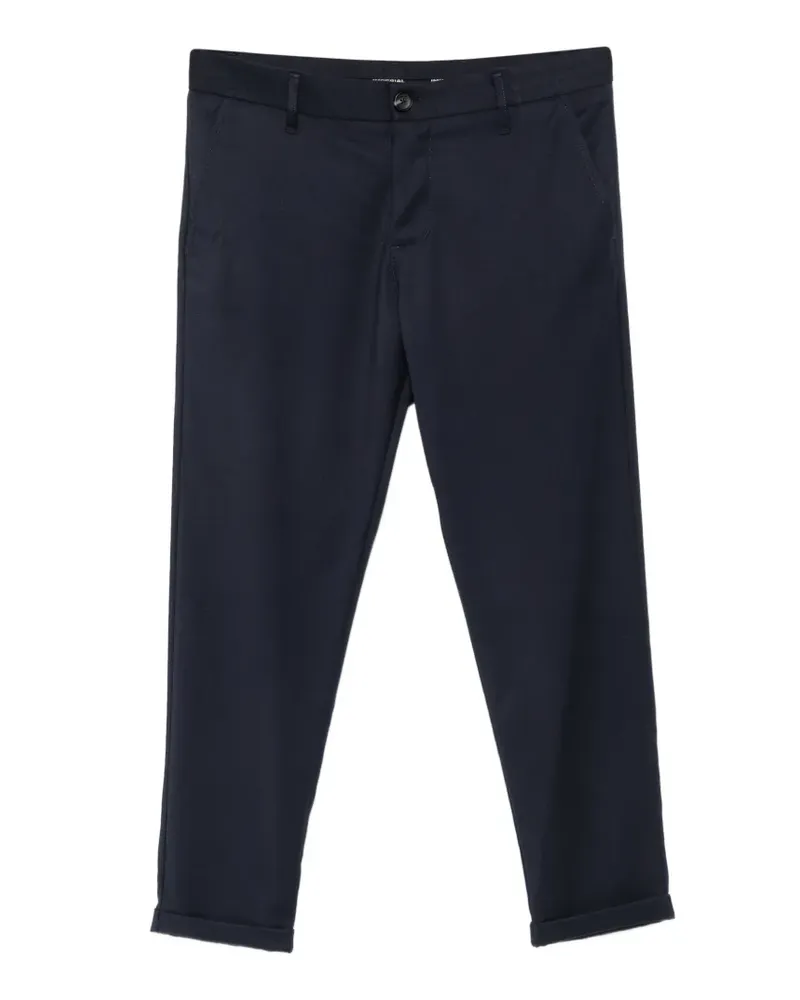 IMPERIAL Gerade Hose mit Umschlag - Blau Blau