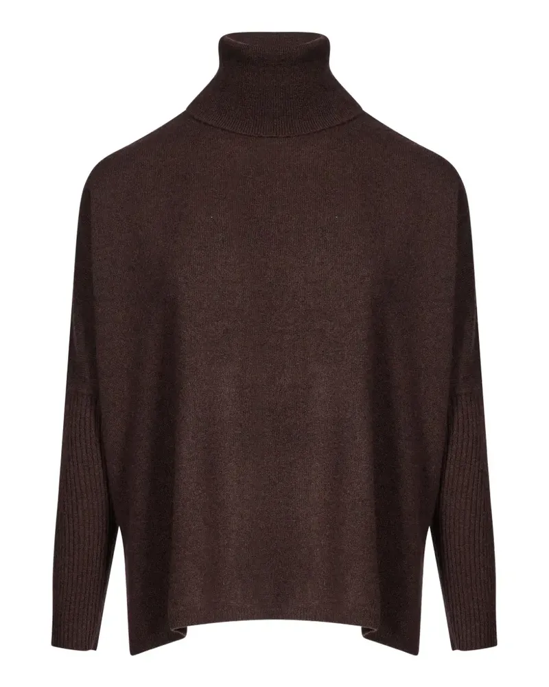 Gotha roll-neck drop-shoulder sweater - Braun Braun