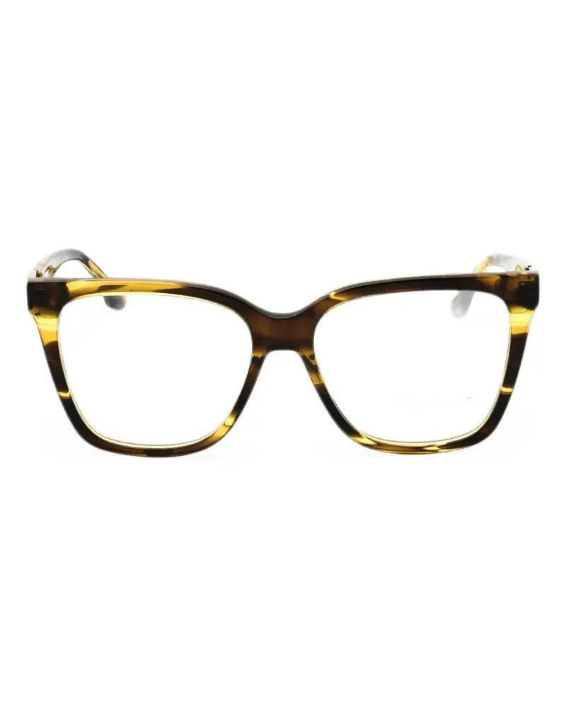 Victoria Beckham rectangle-frame glasses - Grün Grün