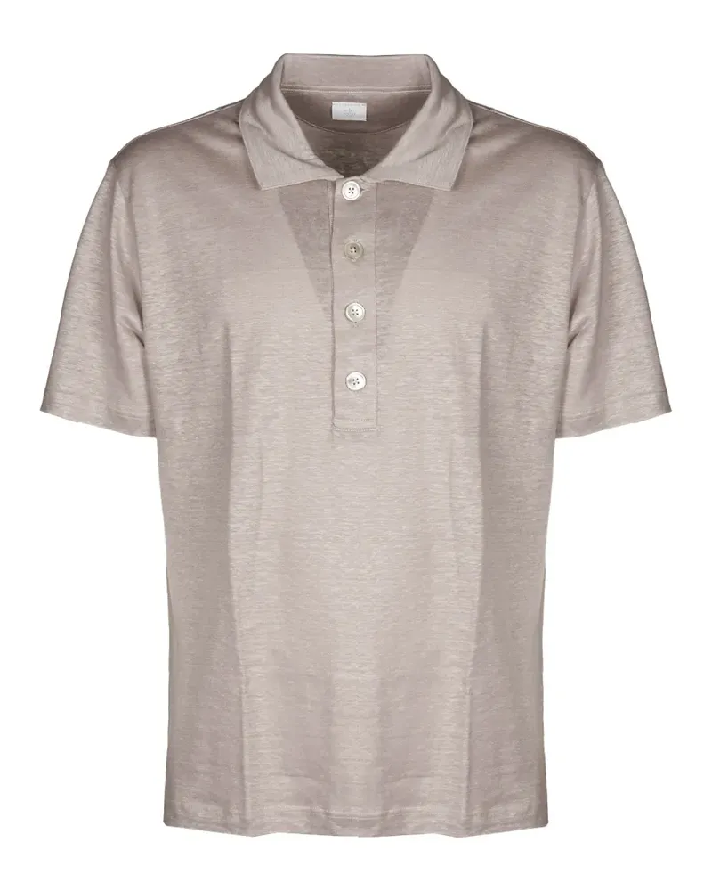 Eleventy buttoned polo shirt - Nude Nude