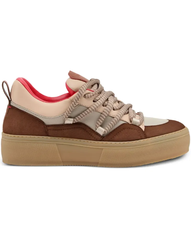 Ferrari Sneakers mit Schnürung - Braun Braun