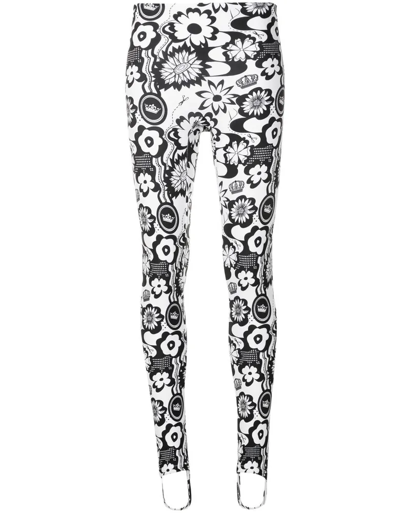 Amir Slama Leggings mit hohem Bund - Schwarz Schwarz