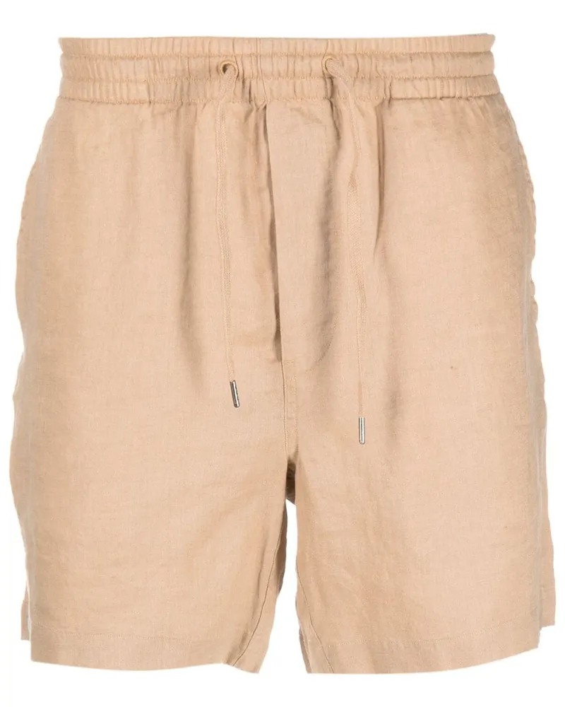 Ralph Lauren Leinenshorts mit Polo Pony - Nude Nude