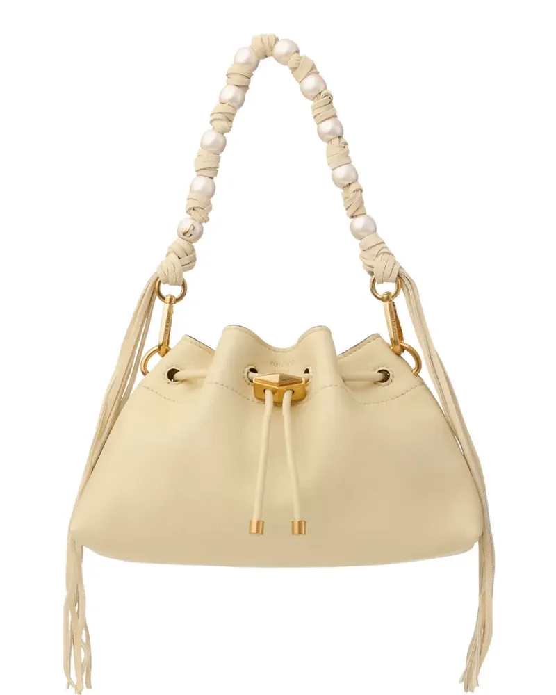 Jimmy Choo S Cinch Schultertasche - Nude Nude